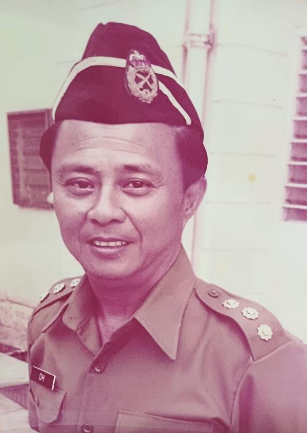 Capt Oh Teik Toh in his younger days. 