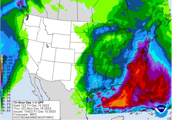 3 day precipitation outlook