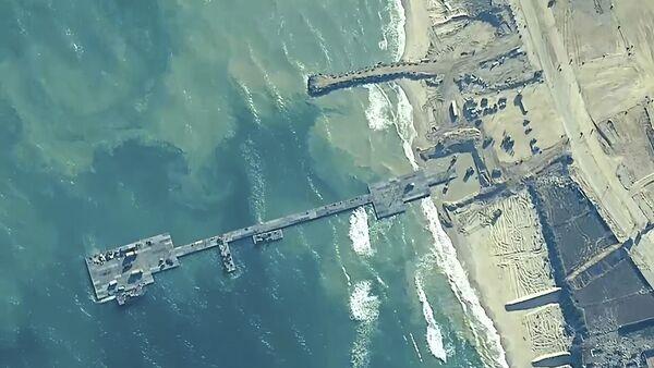 US-built aid pier in Gaza will need to be removed after damage from rough seas